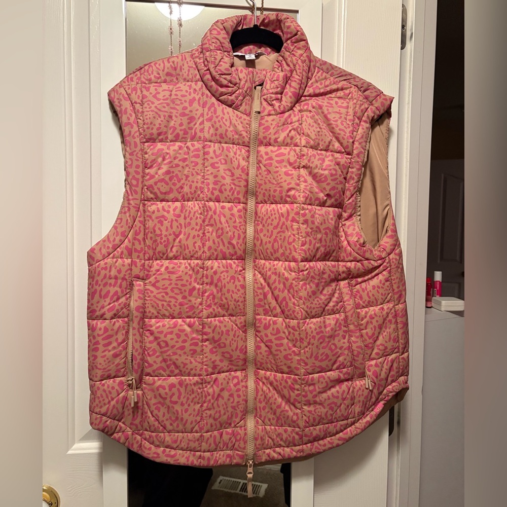 Cheetah Print Vest